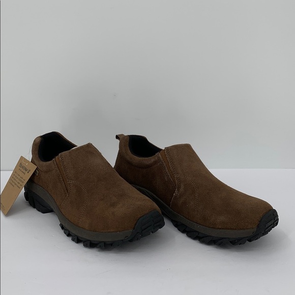 BearPaw Max slip-on loafer shoe chunky brown suede leather hiking men new 9.5 main image 6